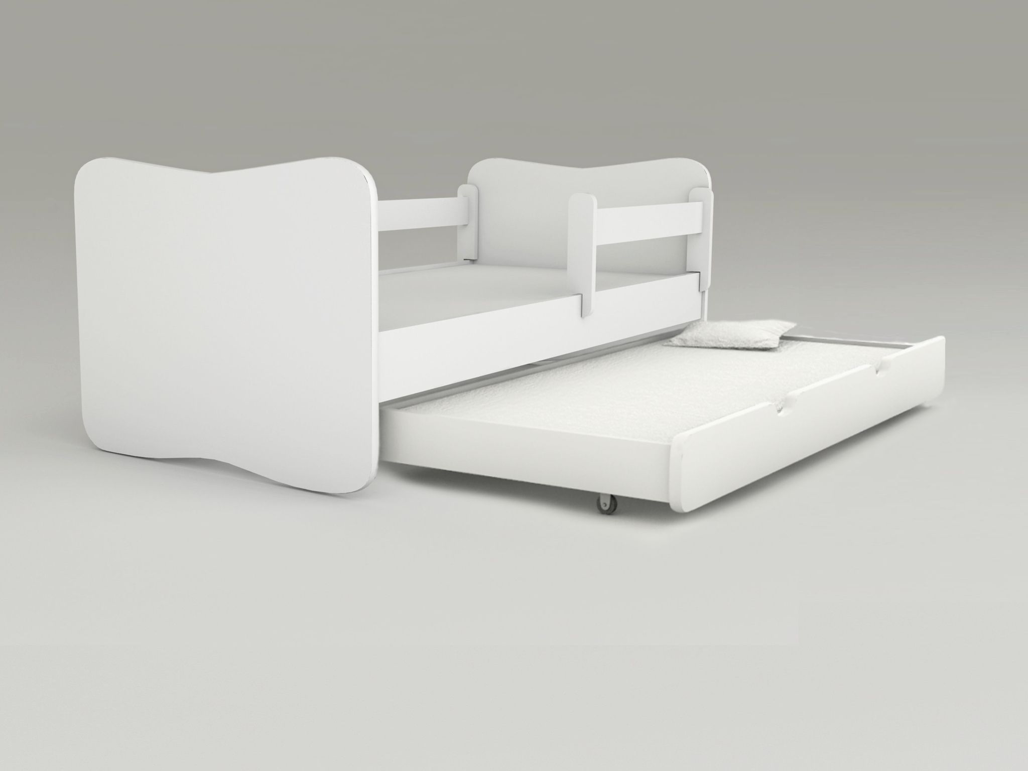 Becks posteľ s výsuvným lôžkom a odnímateľ. zábranami